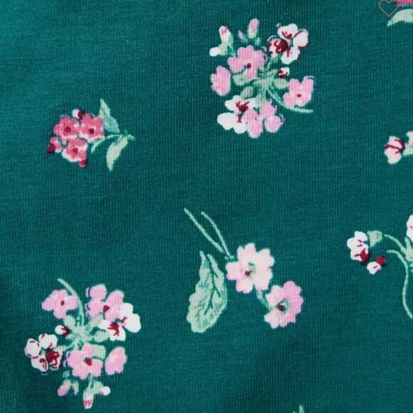 Janie and Jack 100048351 The Everyday Legging - emerald eyes floral NWT 12-18 m - Picture 3 of 6